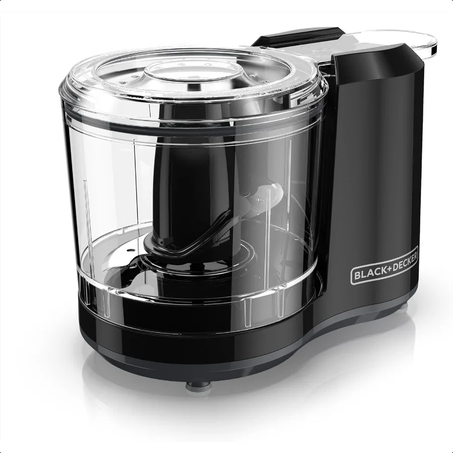 

1.5Cup Electric Food Chopper One Touch Pulse 150W Motor StaySharp Blade Dishwasher Safe