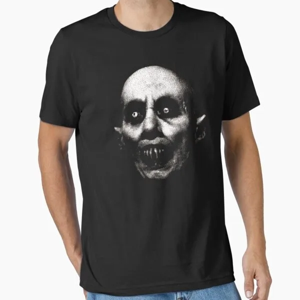 

THe Vampire T Shirt Classic Goth Gothic Horror Lover Gift Halloween Essential COTTON Round-neck T-Shirt