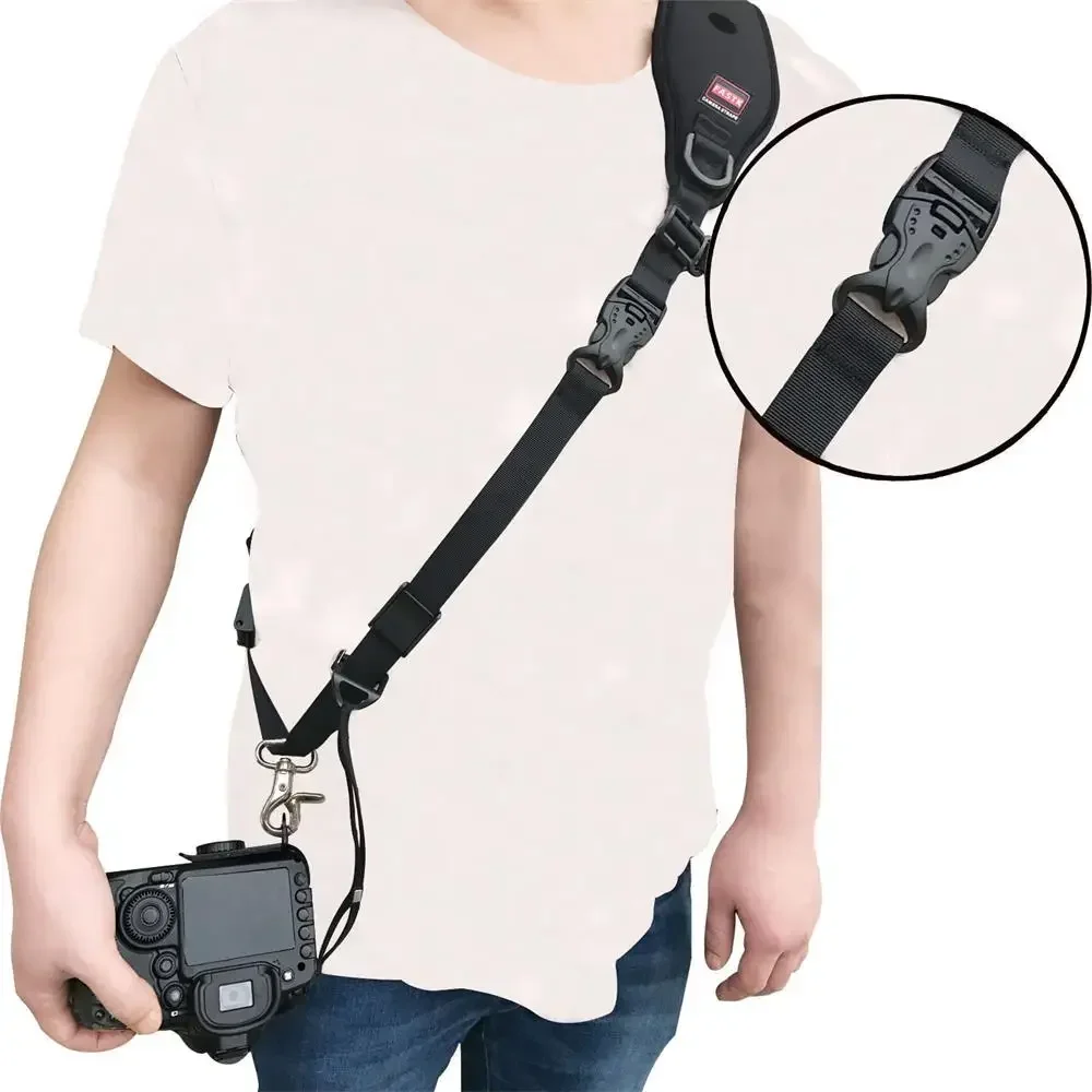 New Arrival Quick Shooting Shoulder Straps with Quick Release Plate Accessories for Canon Nikon Sony Fujifilm DSLR Cameras