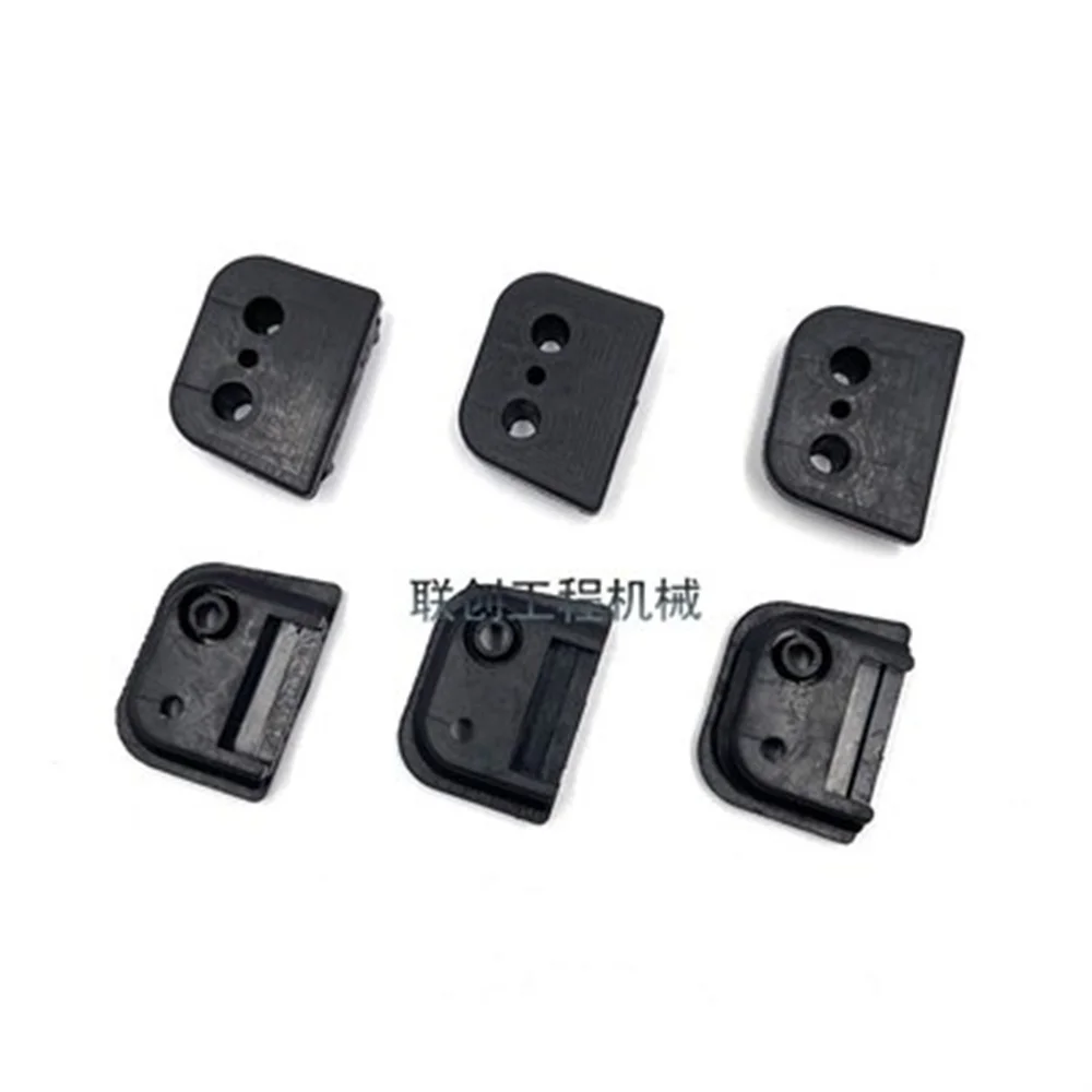 Fuel Injector Rubber Pad D6D Engine High Pressure Oil Pipe Rubber Pad For EC210B/240B Excavator Parts