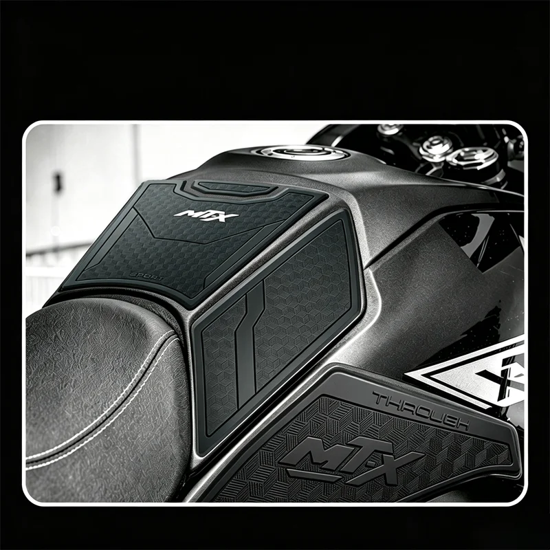 Motorcycle rubber fuel tank decorative protective sticker pad, colorful film, multiple styles available for selection