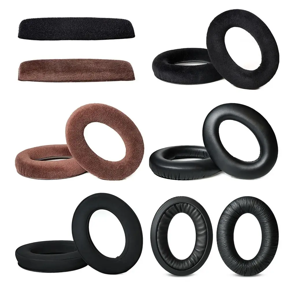 

Replacement Ear Pads for Sennheiser HD 515 518 555 595 558 Headset Parts Leather Cushion Velvet Earmuff Earphone Sleeve Cover