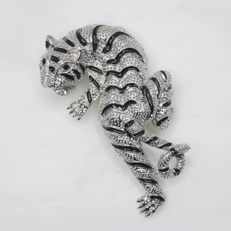 

12 шт./лот, оптовая продажа, уникальные креативные леопардовые эмалированные стразы, броши-булавки, кулон, ювелирные изделия, подарок C101842