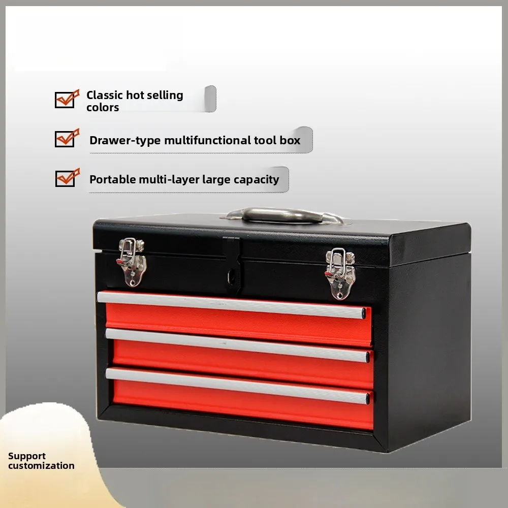 Heavy Duty Cold Rolled Steel Tool Cabinet with Drawers for Workshop Hardware and Auto Repair Parts Storage