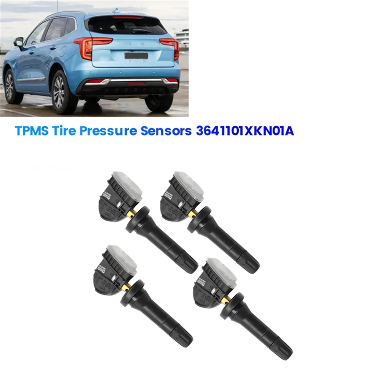 4pcs TPMS Tire Pressure Sensors 3641101XKN01A for Great Wall Haval Dargo Tank Jolion POER 2020-2021 Tyre Monitor Sensor