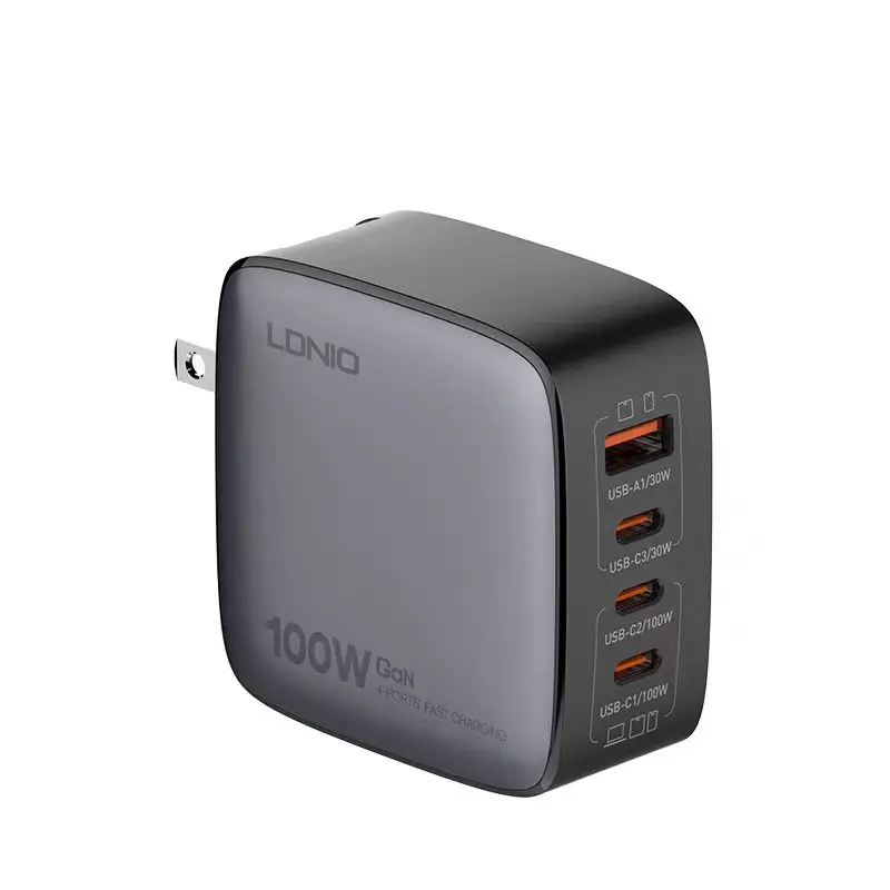 

*100W gallium nitride PD charger multi-port typec fast charging converter plug