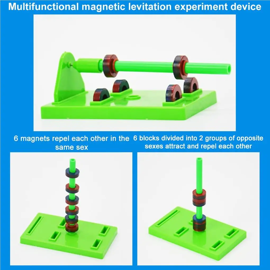 1 Satz Labore Junior Science Lodestone Mehrfarben-Experiment Werkzeuge liefert