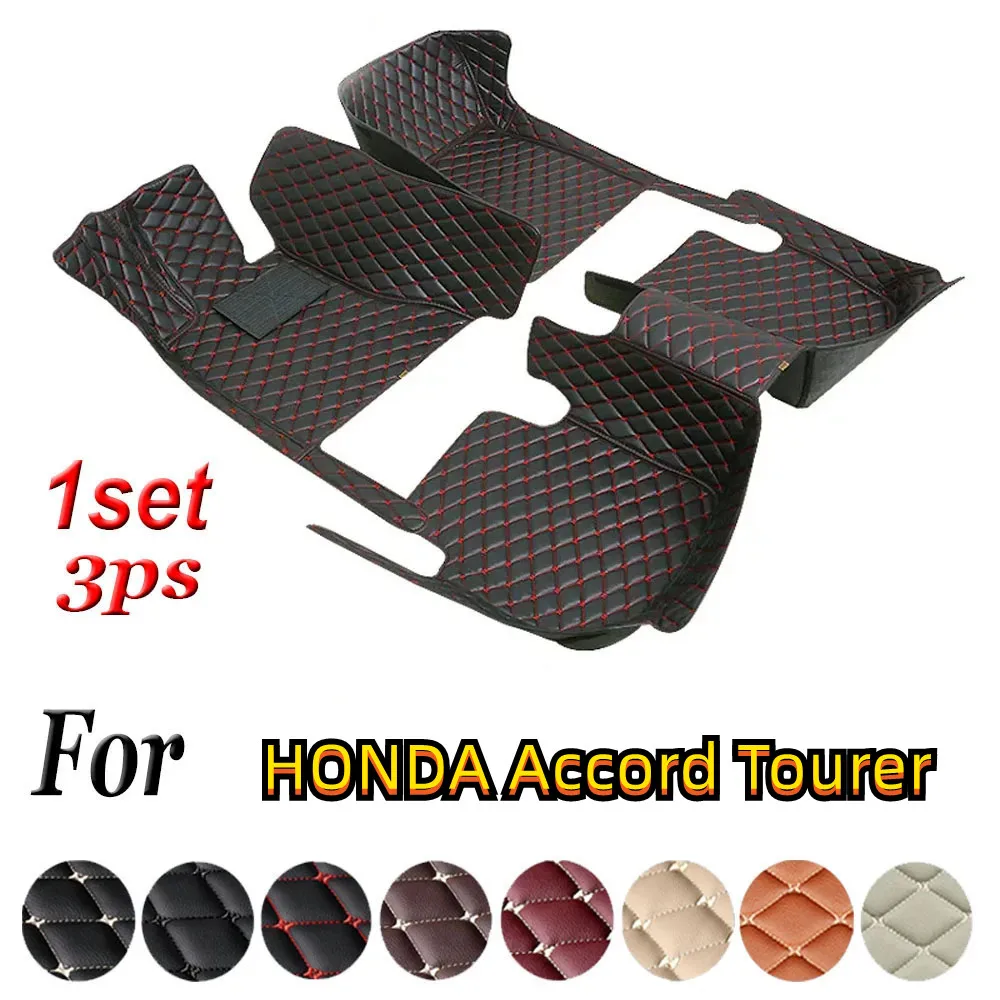 Custom Car Floor Mat For HONDA Accord Tourer 2012 Year Floor Mats Car Accessories Luxury Carpet Liner Waterproof Anti-Slip