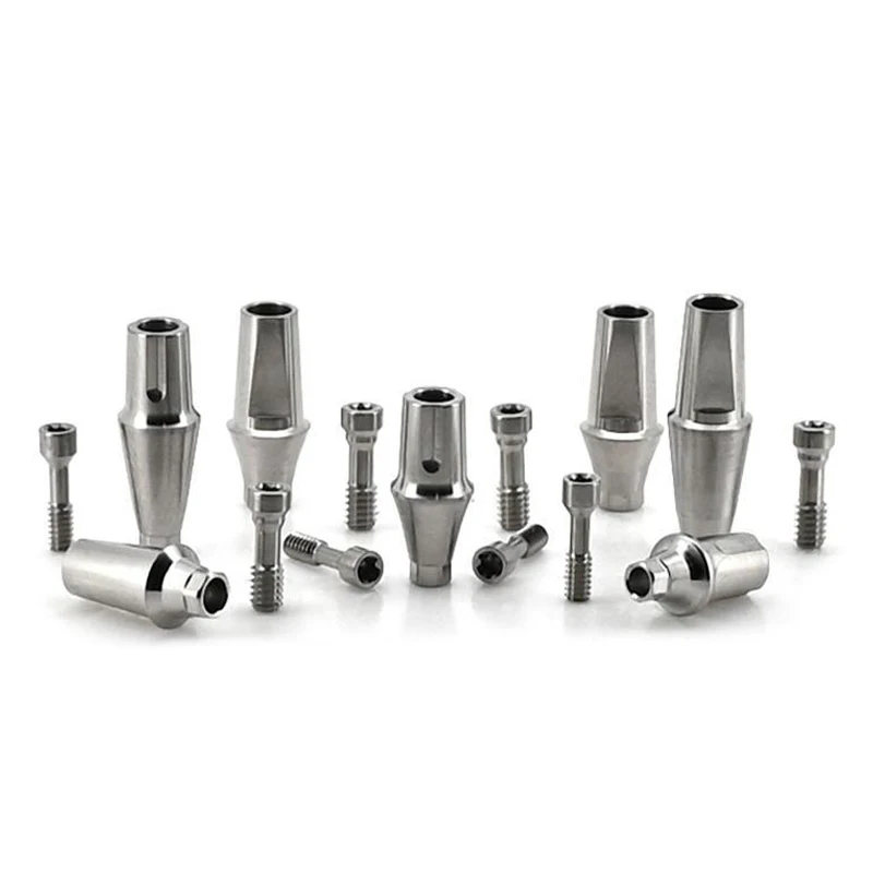 NEW Fits For Nobel Biocare RP NP Cemented Abutment Titanium Transfer Straight Abutment For Lab Prosthetics Factory Direct Supply