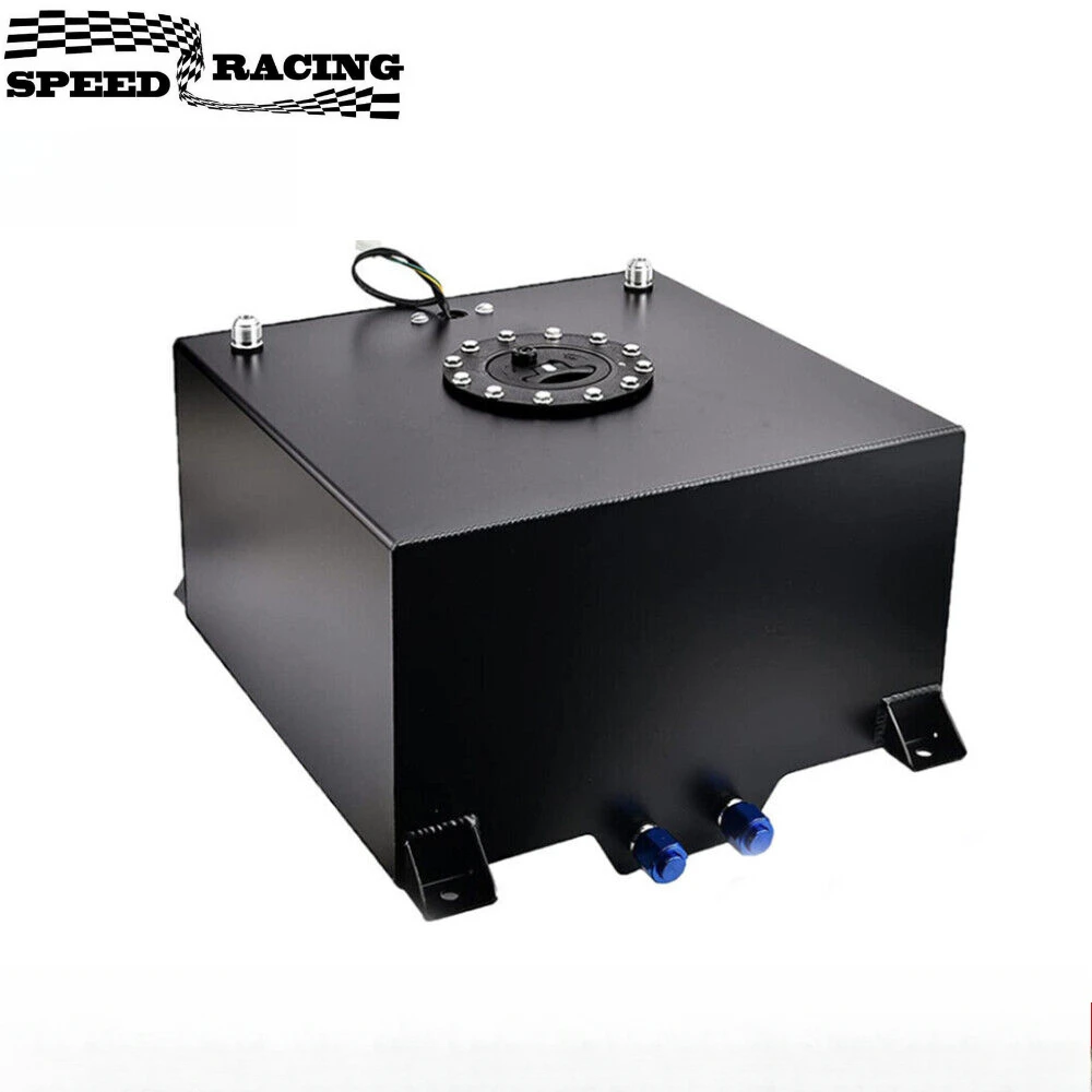 

Топливный элемент, бензобак, алюминиевый бак + датчик уровня, комплект топливопровода, 15 галлонов, 60 л, черный/серебристый для горячего стержня для гусеничных автомобилей