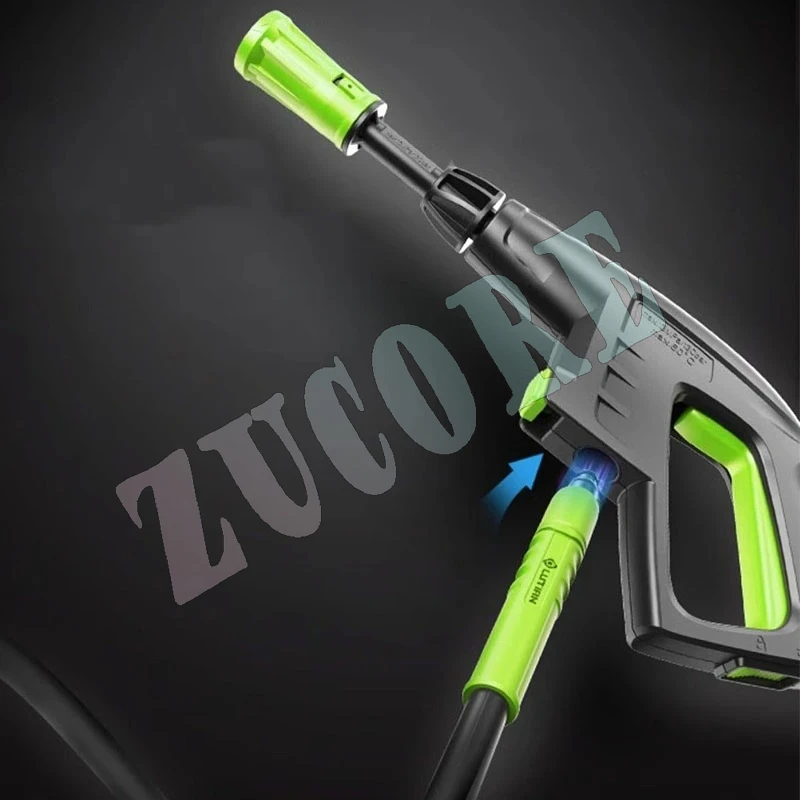 1400W High Pressure Car Washer 220V IPX5 Waterproof Car Washing Machine Water Gun Kit Portable Home Garden Floor Cleaner