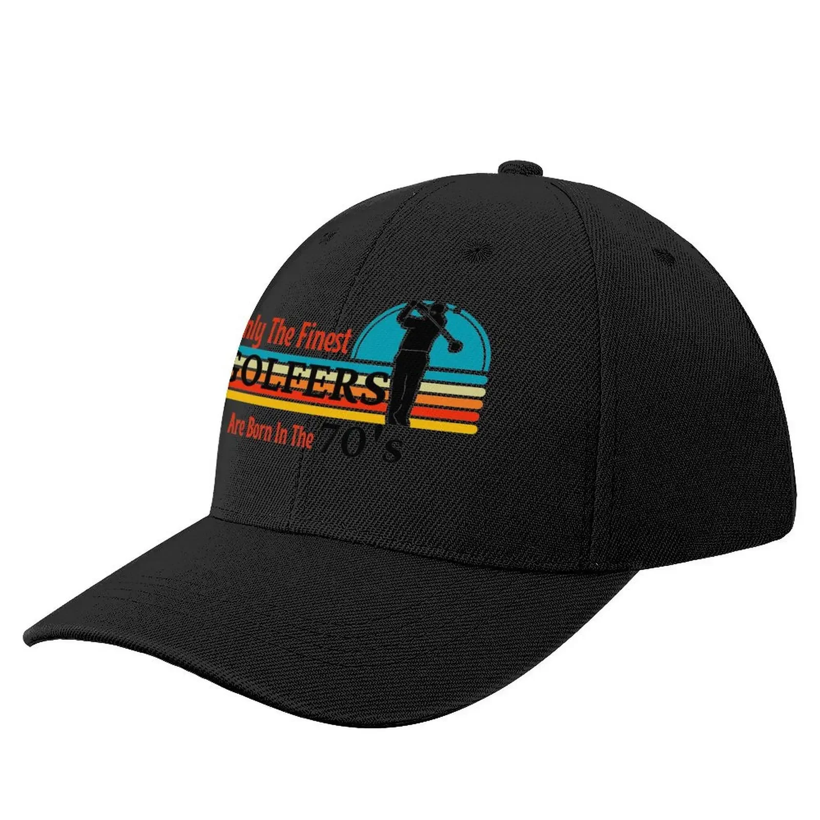 

The Finest Golfers Are Born In The 70's - Golfing Baseball Cap Hat Man For The Sun Icon western Hat Baseball Men Women's