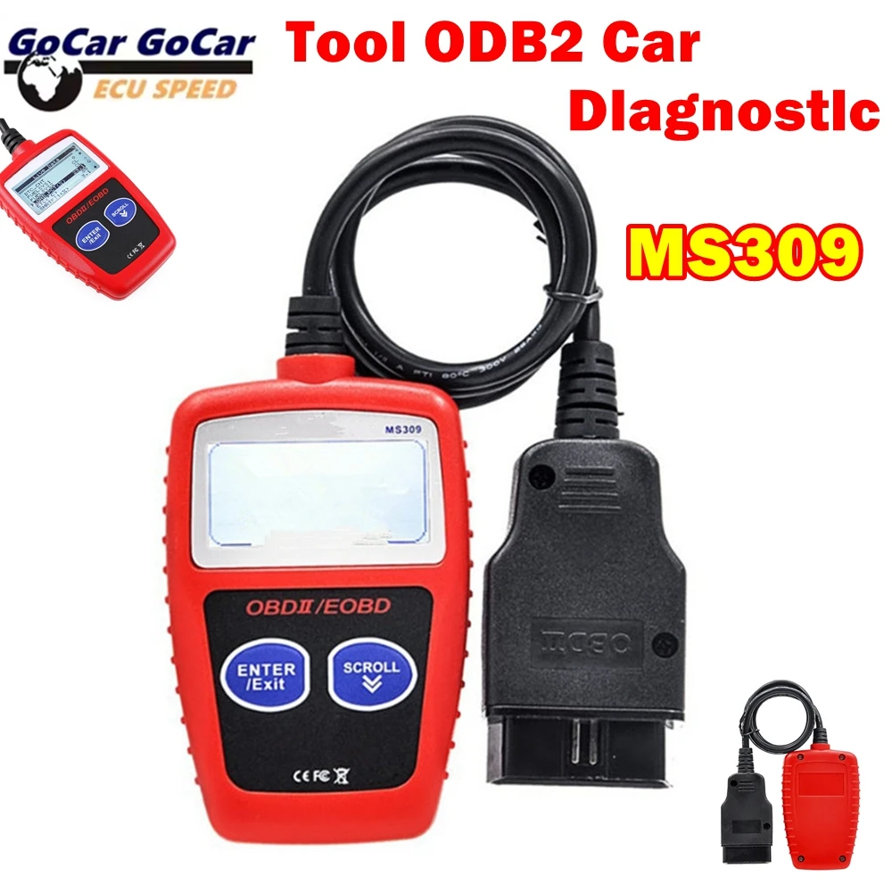 

Новейший MS309-автомобильный считыватель тропы, инструмент EAU для точной диагностики двигателя, инструмент для чтения и чтения тропы кодов, инструмент для просмотра