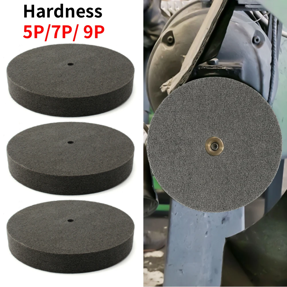 150mm Polishing Wheel 180 Grit 5/7/9P Fiber Grinder Abrasive Buffing Disc For Hardware Wood Plastic Ceramics Marble Grinding