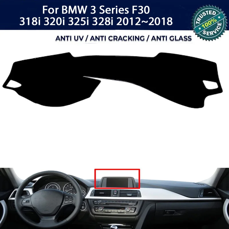 

Custom Anti-UV Dashboard Cover Dash Mat Protector Pad For BMW 3 Series F30 318i 320i 325i 328i 2012~2018 Center Console Sunshade