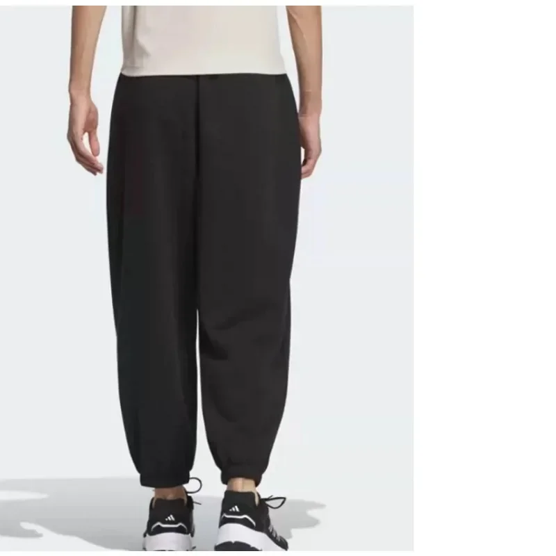 Adidas Unisex Autumn Winter Stretch Jersey for Men Women, Elastic Waistband Cuffed Jogger Daily Outdoor Trousers JM9117