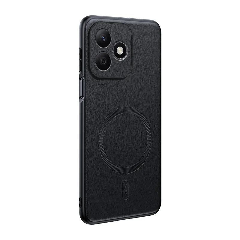 Für Honor 600 lite Hülle Magnetische Leder-Schutzhülle Anti-Fingerabdruck Rutschfeste PC+TPU Hülle Für Honor 600 lite – Detail 2