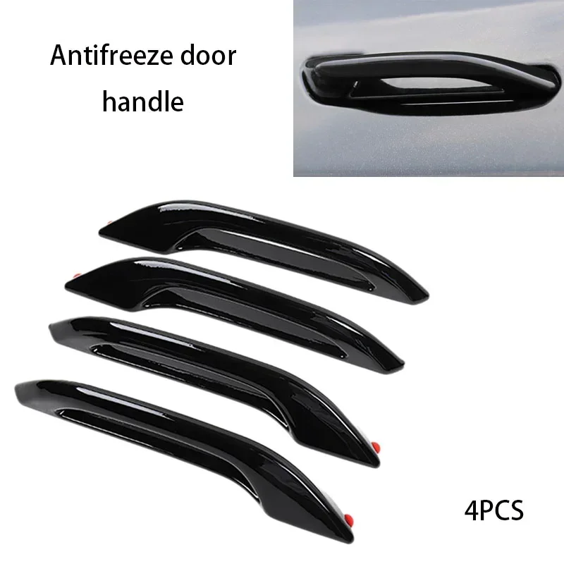 4pcs ABS Bonding Door Handle Protection Cover For Tesla Model 3 Model Y 2021-2024 Car Firm Antifreeze Modification Accessories