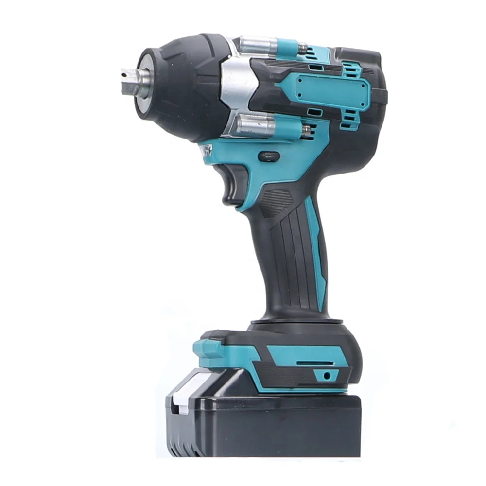 

Cordless 20V Brushless Motor Wrench Compact 1/2" Anvil High Torque 5.0Ah Impact Wrench Kit