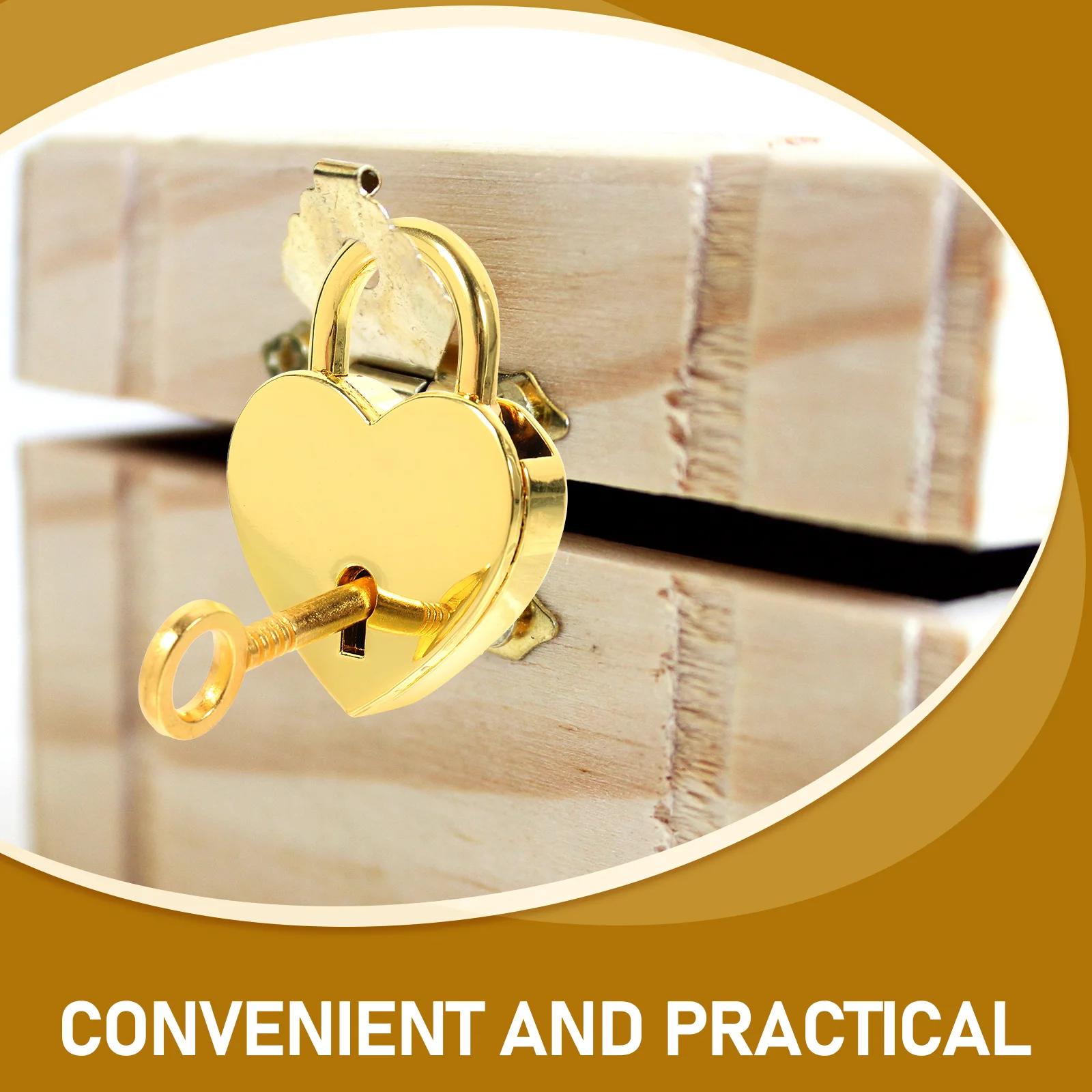 Coppia di coppie di piccoli cuori che desiderano lucchetto per bagagli Lucchetto per zaino piccolo Valigia Diario Portagioie Zaino per il petto Sicurezza