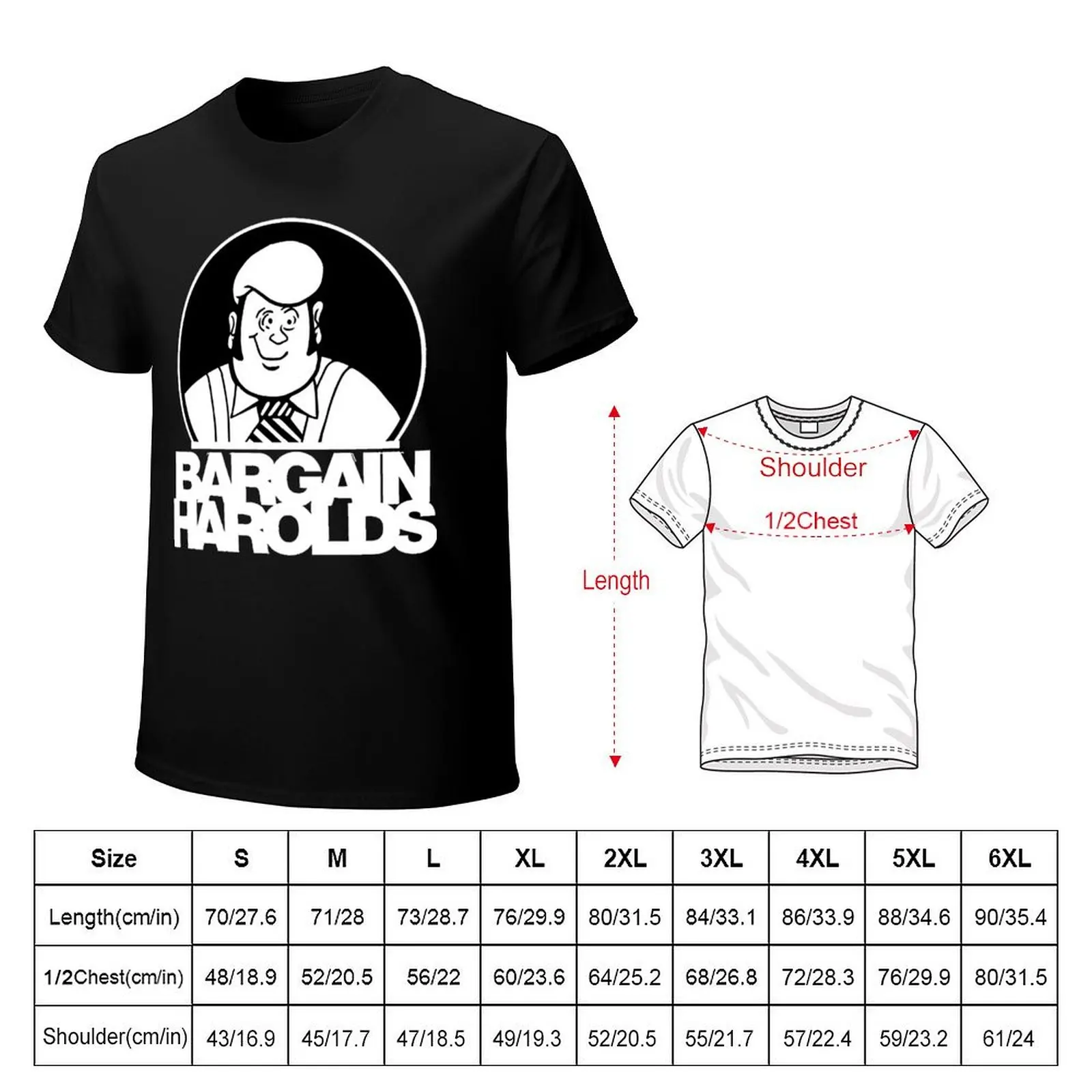 Bargain Harolds T-Shirt men t shirt cotton 100% T-Shirt
