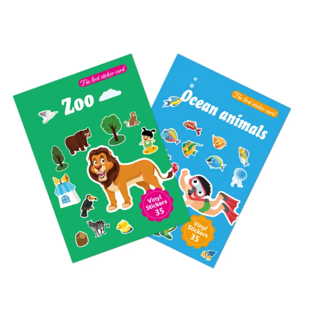 Puzzle Autocollant de Scène Montessori pour Enfant, Bricolage Manuel, Nettoyage Réutilisable, Dessin Animé, Animal, ApprentiCumbria, Jouets, Cadeau