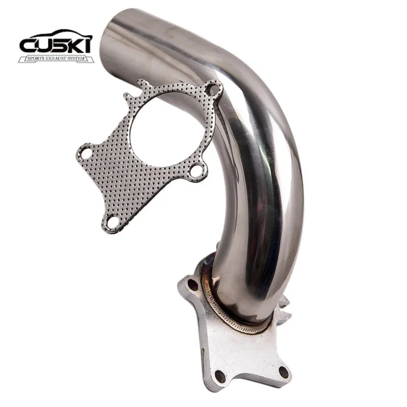 

High Performance 10 "long universal T3/T4 5 bolt turbocharged lower pipe 90 degree with washer suitable for Honda Exhaust system