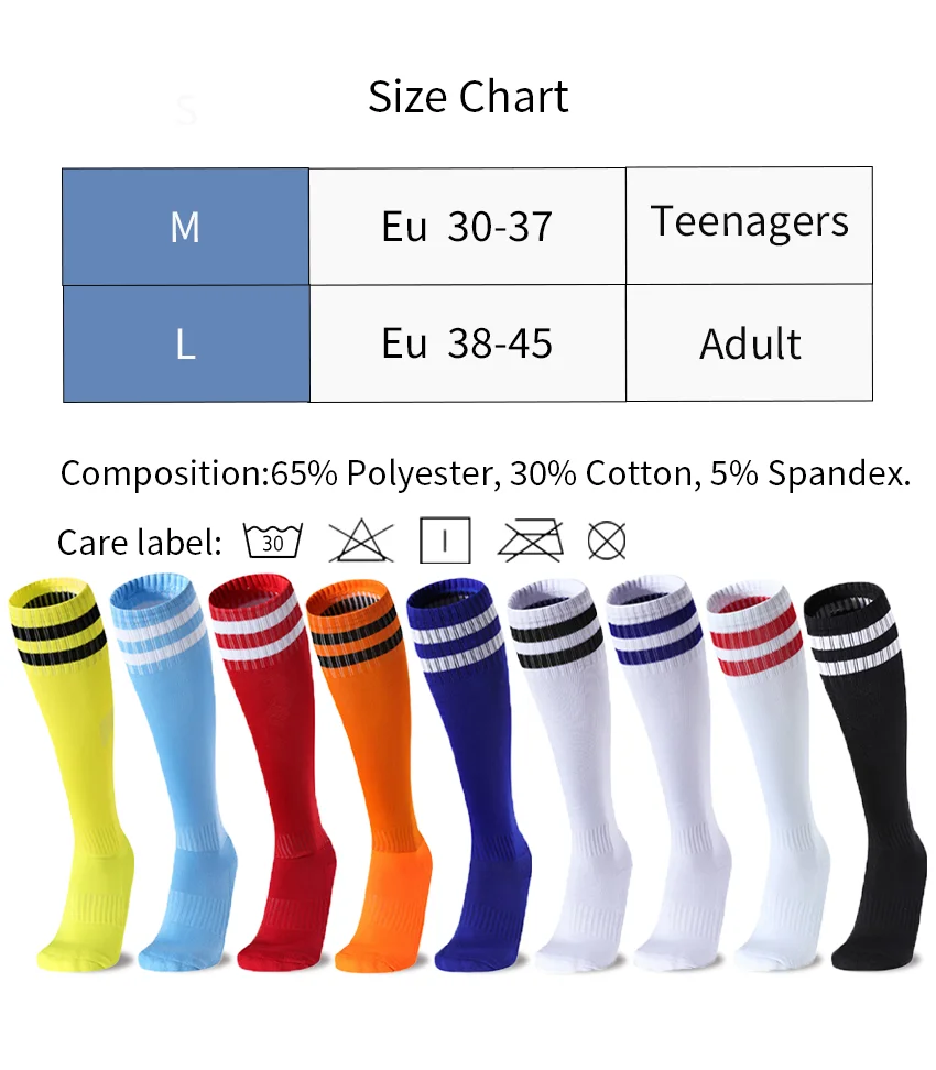 White Black Stripes Football Soccer Socks For Men Teenages Kids Boys Over the Calf Baseball Rugby Athletic Socks Women Girls