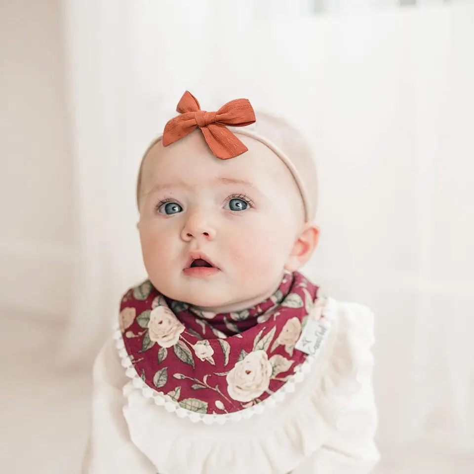 20 Piece Baby Girls Cotton Hair Bows Set