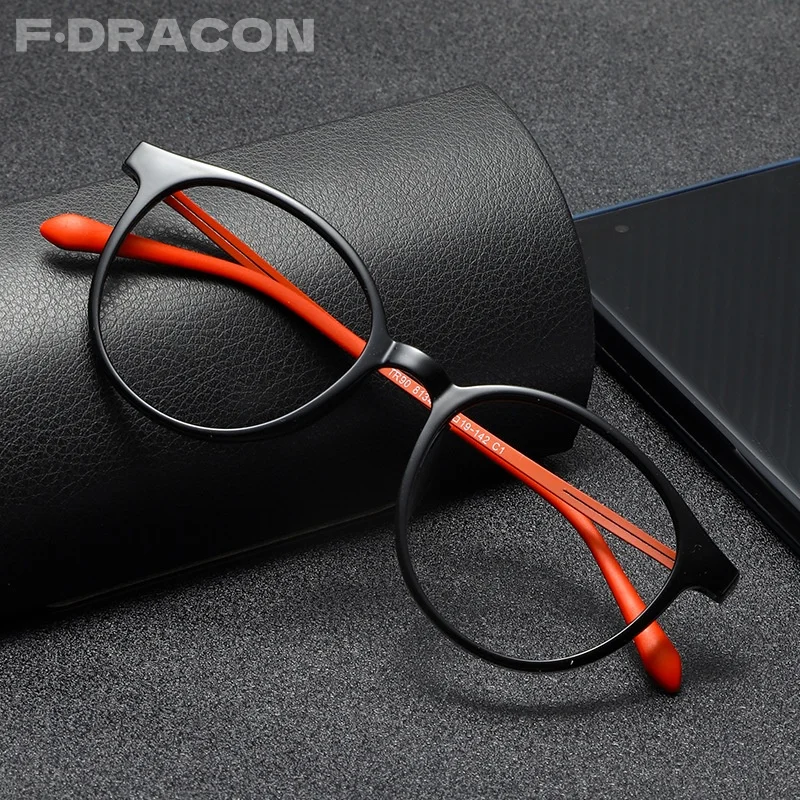 

TR90 Eyeglass Frame New 2024 Round High-definition Women's Eyeglass Frame Fashionable Optical Prescription Glasses For Men 81343