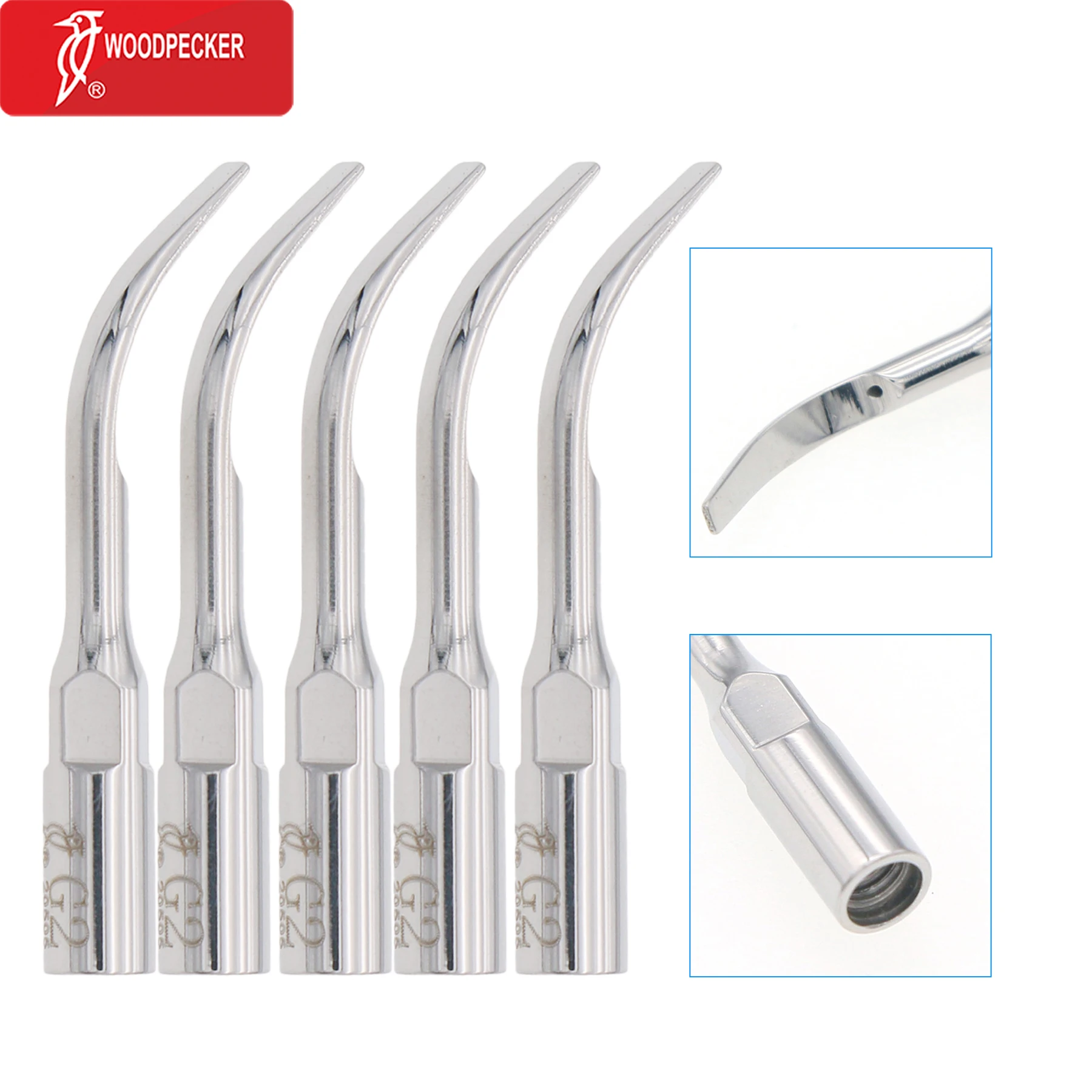 

Woodpecker Dental Ultrasonic Scaler Tips G2 for EMS Instruments Scaling Periodontics Endodontics