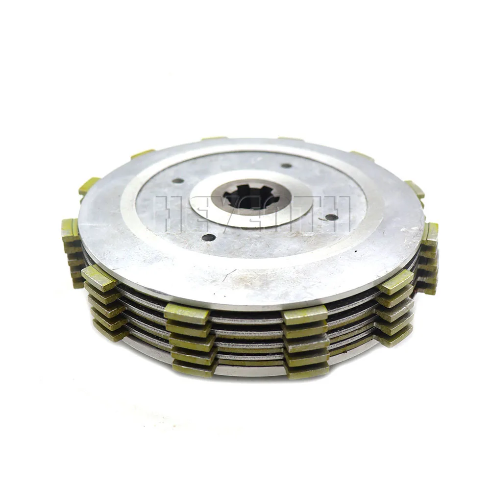 Motorcycle Engine Clutch Disc Plate Assembly For Yamaha XV250 Virago 250cc QJ250H XV 125 QJ 250H Friction Plates Kit Steel Plate