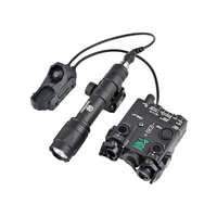 WADSN DBAL A2 Red Green Laser Flashlight M600 M600C Scout Light AXON Dual Function Pressure Switch Airsoft Hunting Weapon Gear