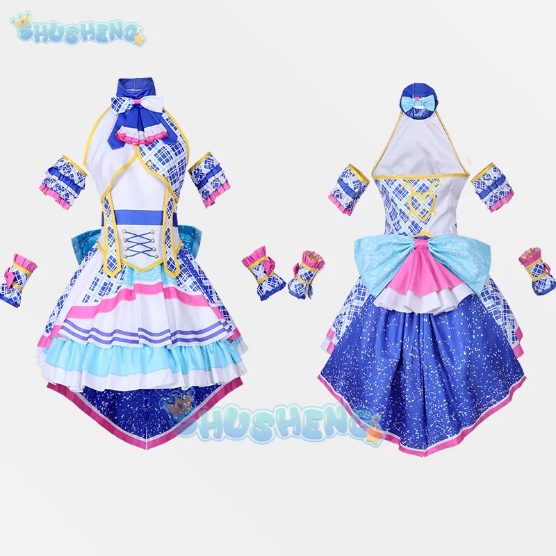 New Manaka Laala Anime Game Pripara Cosplay Costume Halloween Carnival Cute Lolita Dress Uniform and Accessories girl Set S-XXXL