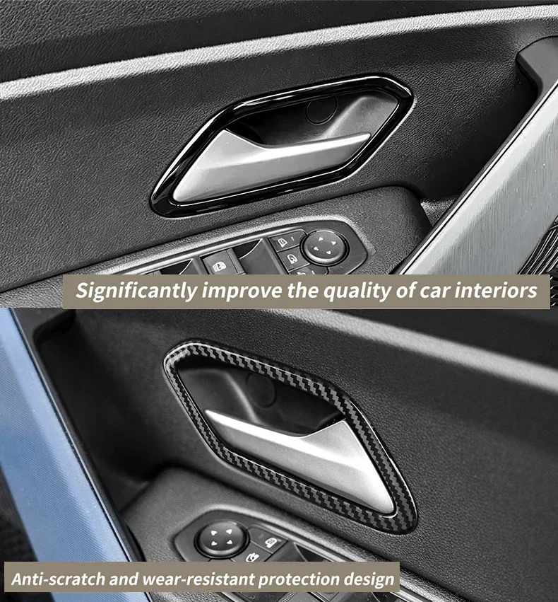 Innenraum-Türgriffrahmen für Dacia Duster 3 Bigster Sandero Jogger 2018-2027 Dekoration Schutz-Innenausstattung – Detail 6