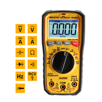 Mini Universal Smart Professional Digital Multimeter Suitability Electrician Car Tester Comes With Bracket And Pen