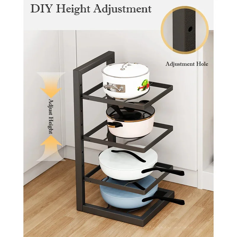 Adjustable Stainless Steel Pot Rack 4