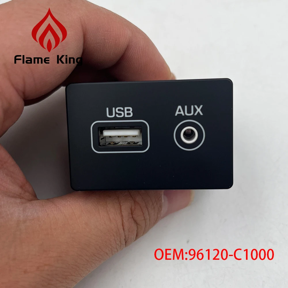 Flame king AUX USB Jack Assembly For Hyundai Sonata LF  2015 96120-C1000 96120-C1500