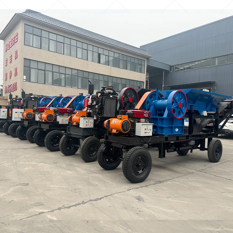 Factory Direct Sales PE250*400 Mobile Diesel Engine Jaw Crusher for Crushing Granite Gravel diesel Mobile Jaw Crusher Plant