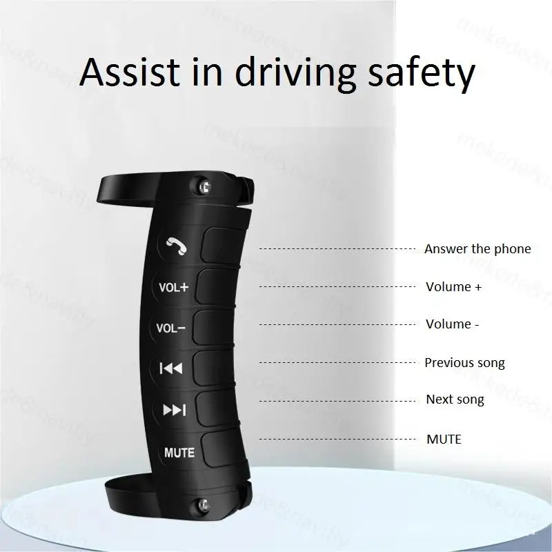Telecomandi multi-volant per auto wireless multi-ruota universali Telecomandi per auto Pulsanti interruttori multifunzione per Android