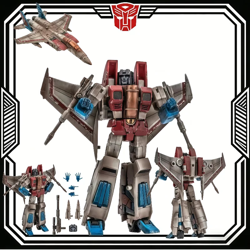 

In Stock NEWAGE NA H13Z Action Figure Small Scale Battle Damage Starscream Transformable Toy garage kit action figure
