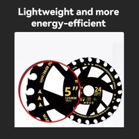 【EFFICIENT 】Efficient For Woodworking 5Inch Electric Lithium Saw Blade Energy Saving Circular Cutting Disc Blade For Woodworking