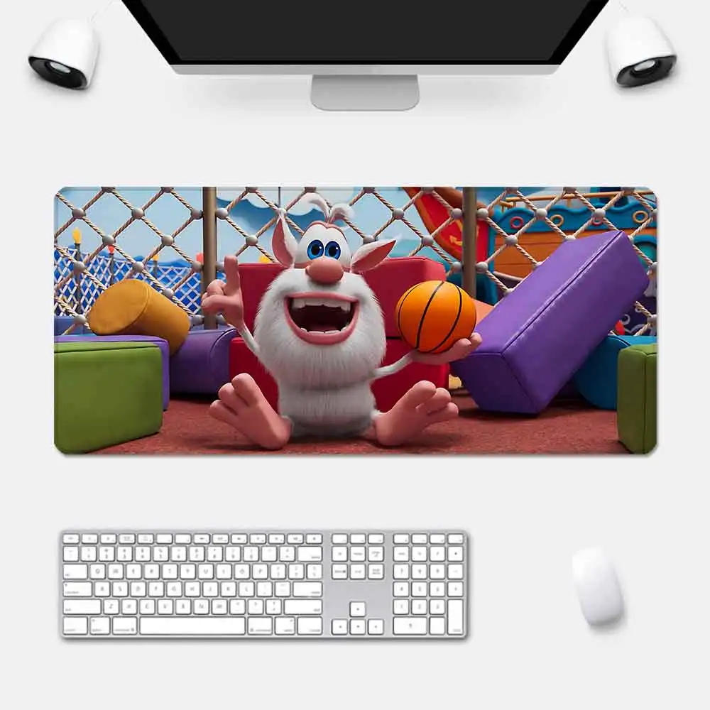 Cartoon B-Booba Funny Cute Mousepad HD Printing Computer Gamers Locking Edge Non-slip Mouse Pad XXL90x40cm Keyboard PC Desk Pad