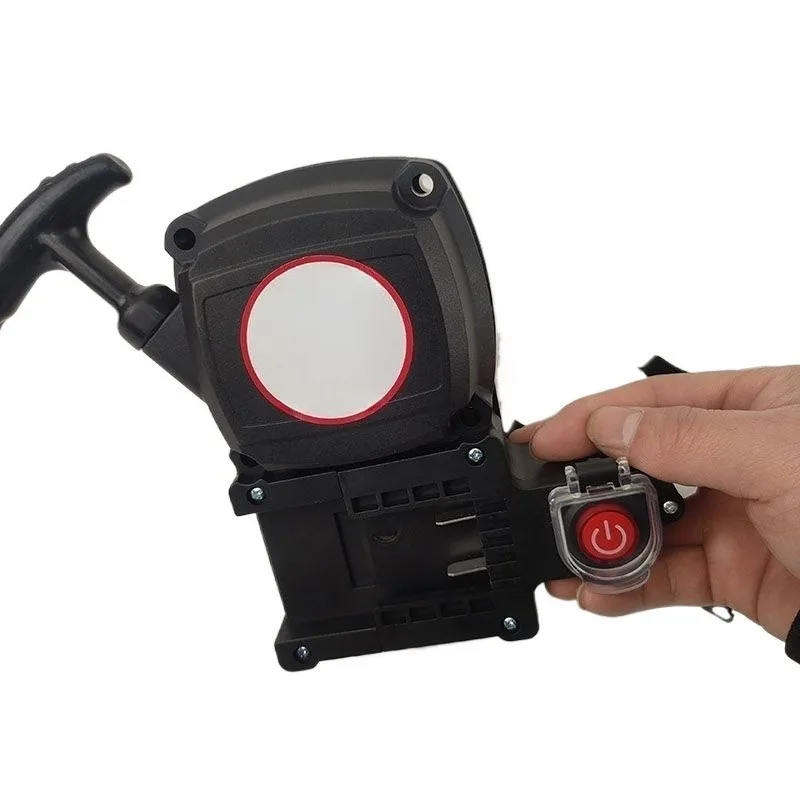 Two-stroke lawn mower modified electric start pull plate hand pull assembly lawn mower replaced by electric start accessories
