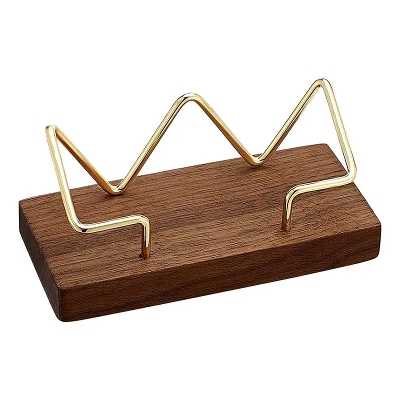 Stojak na wizytówki Mały stojak na wizytówki Biurkowy stojak na wizytówki Kreatywny organizer na wizytówki Karta na biurko