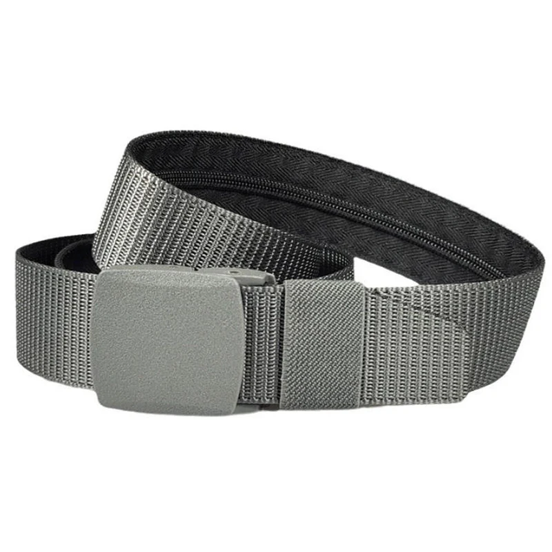 Herren Reise-Diebstahlschutzgürtel Nylon-Hüftgurt mit Reißverschluss Versteckte Geheimgeldtasche Outdoor-Sicherheitsgürtel für den Täglichen Gebrauch 6 Farben – Detail 11