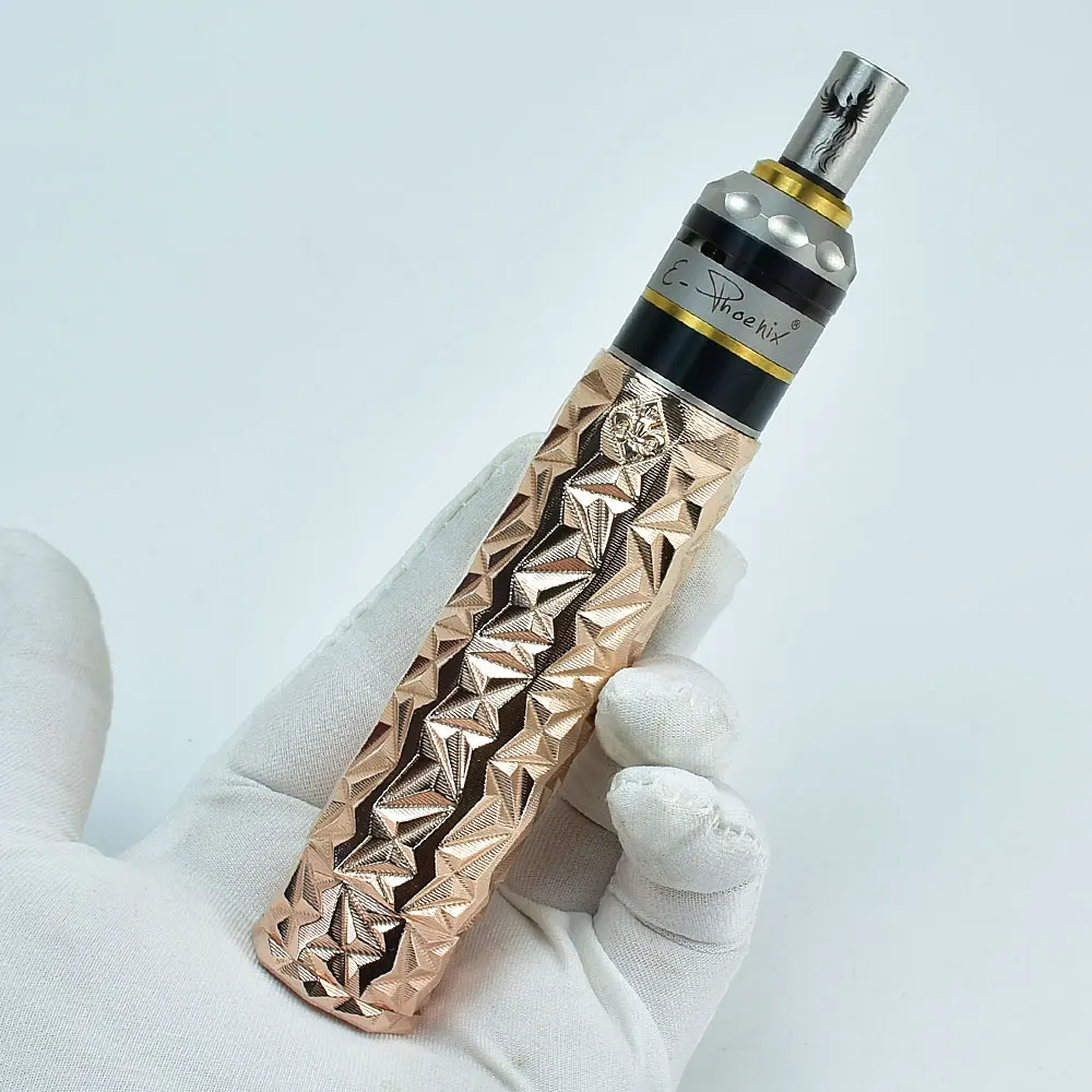 

SXK Durga Negus Mod Son механический мод с Фениксом fire bird rda розовое золото латунь 18650 гибридный 24 мм трубчатый мод