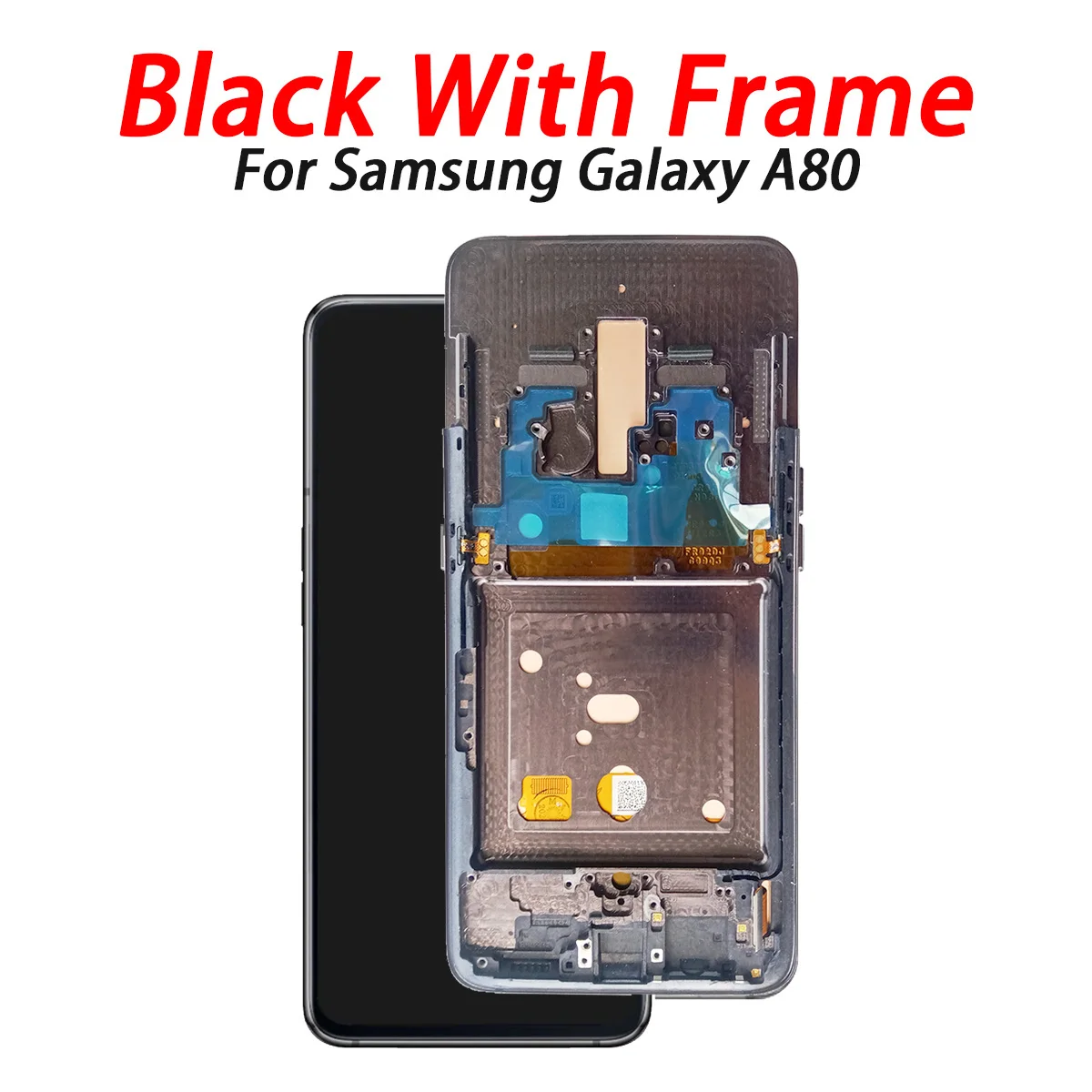 6.7\'\' Super OLED A80 Display, for Samsung Galaxy A80 A805 A805F A8050 Lcd Display Touch Screen Digitizer Assembly Replacment