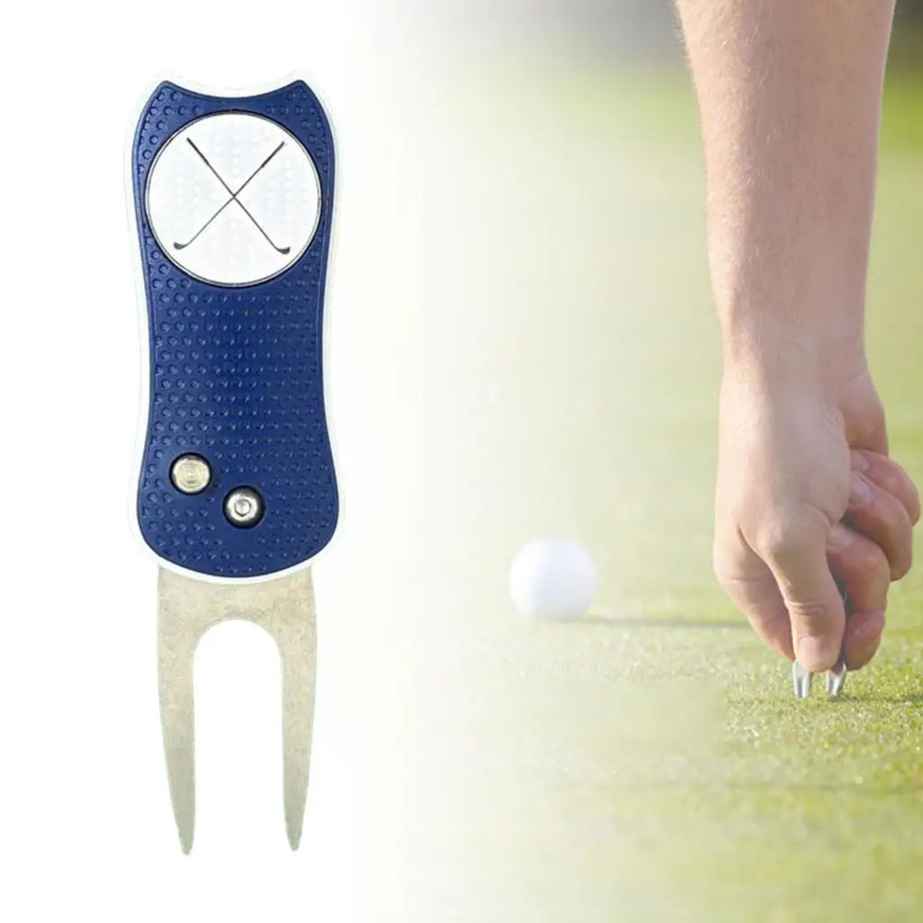 

Golf Divot Repair Tool Mini Accessories Aluminum Alloy for Men Father Golfer