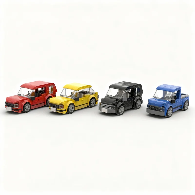 

867pcs MOC Deluxe Car Pack 1 0 City Traffic Model Building Blocks Construction Toy Christmas Gifts DIY Creative Idea Education